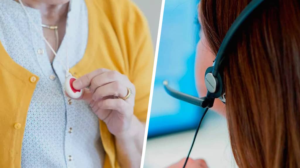 système de téléassistance pour personnes âgées à domicile